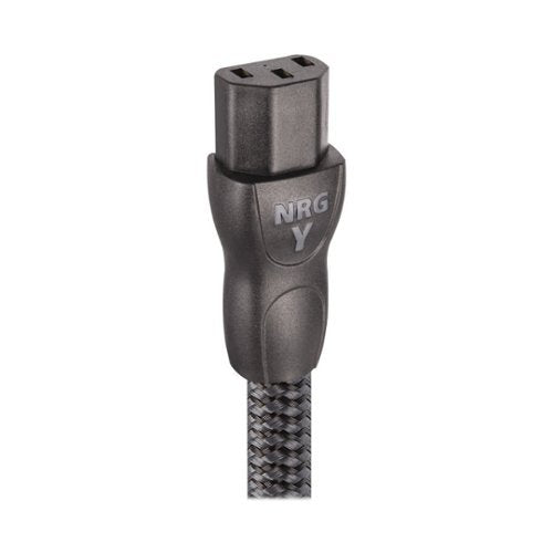 AudioQuest - NRG-Y3 6.6' Power Cable with C13 to 3-Prong Wall Plug Connectors - Black