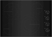 JennAir - 31 in. Wide 4 Element Electric Cooktop - Black