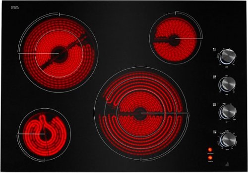 JennAir - 31 in. Wide 4 Element Electric Cooktop - Black