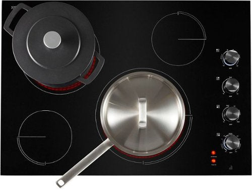JennAir - 31 in. Wide 4 Element Electric Cooktop - Black