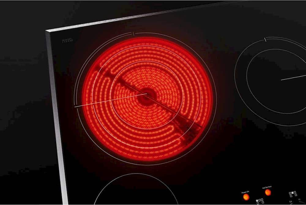 JennAir - 31 in. Wide 4 Element Electric Cooktop - Black