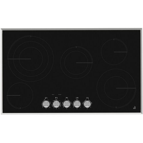 JennAir - 36 in. Wide 5 Element Electric Cooktop - Black