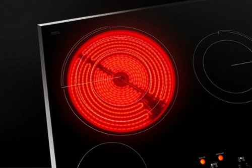 JennAir - 36 in. Wide 5 Element Electric Cooktop - Black