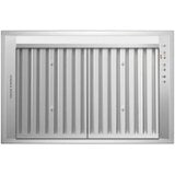 Fisher & Paykel - 29 inches - Externally Vented - Range Hood Insert - Stainless Steel/Aluminum