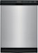 Frigidaire - 24" Front Control Built-In Dishwasher with 3-Cycles, 55 dBA - Stainless Steel