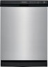 Frigidaire - 24" Front Control Built-In Dishwasher with 3-Cycles, 55 dBA - Stainless Steel