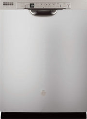 GE - Front Control Built-In Dishwasher with 3rd Rack, Dry Boost, and 50 dBA - Stainless Steel