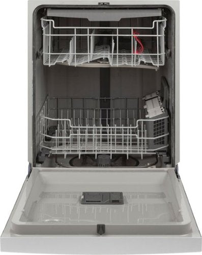 GE - Front Control Built-In Dishwasher with 3rd Rack, Dry Boost, and 50 dBA - Stainless Steel