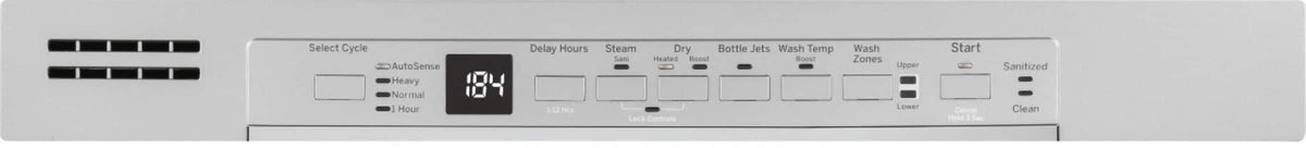 GE - Front Control Built-In Dishwasher with 3rd Rack, Dry Boost, and 50 dBA - Stainless Steel