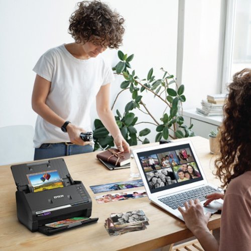 Epson - FastFoto FF-680W Wireless High-speed Photo Scanning System - Black