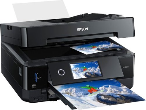 Epson - Expression Premium XP-7100 Wireless All-In-One Inkjet Printer - Black