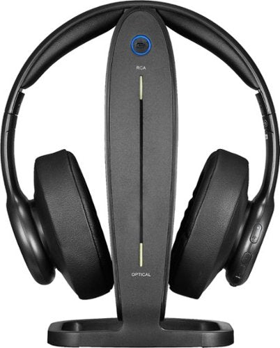Insignia™ - RF Wireless Over-the-Ear Headphones - Black
