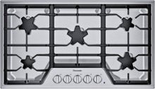 Thermador - Masterpiece 36" Built-In Gas Cooktop with 5 Star Burners and LP Conversion - Stainless Steel