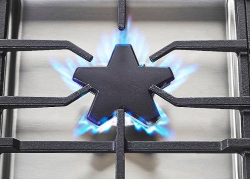 Thermador - Masterpiece 36" Built-In Gas Cooktop with 5 Star Burners and LP Conversion - Stainless Steel