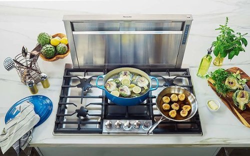 Thermador - Masterpiece 30" Built-In Gas Cooktop with 5 Pedestal Star Burners and ExtraLow Select and LP Conversion - Stainless Steel