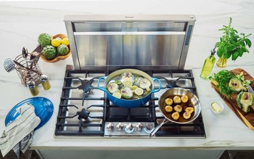 Thermador - Masterpiece 36" Built-In Gas Cooktop with 5 Pedestal Star Burners and ExtraLow Slect and LP Conversion - Stainless Steel