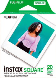 Fujifilm - instax SQUARE Instant Film Twin Pack - White Frame