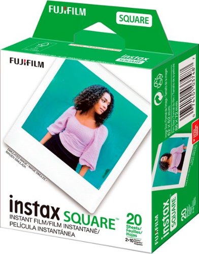 Fujifilm - instax SQUARE Instant Film Twin Pack - White Frame
