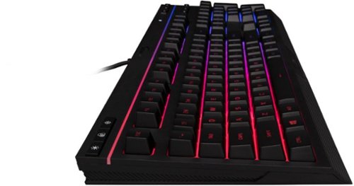 HyperX - Alloy Core Full-size Wired Gaming Membrane Keyboard with RGB Lighting - Black