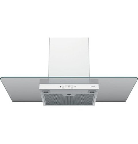 Café - 36 inches - Externally Vented & Recirculating - Wall Range Hood - Matte White