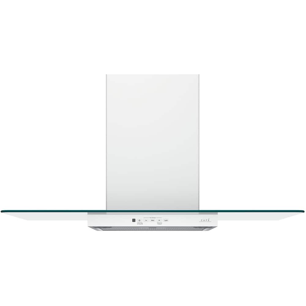 Café - 36 inches - Externally Vented & Recirculating - Wall Range Hood - Matte White