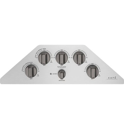 Café - 30" Gas Cooktop - Stainless Steel