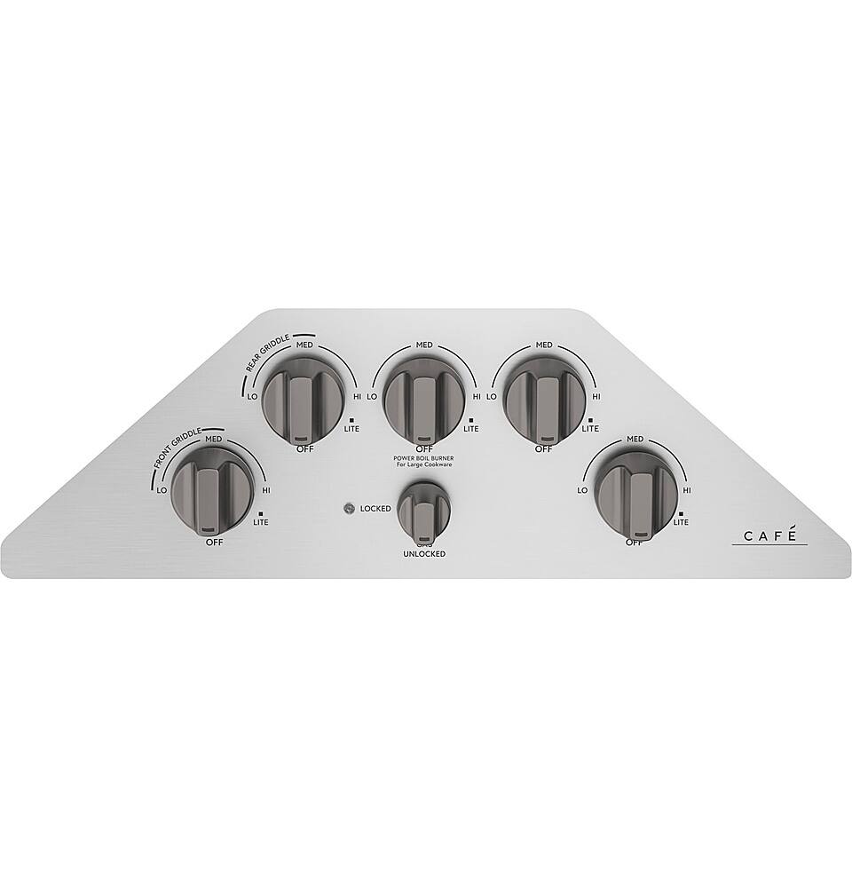 Café - 30" Gas Cooktop - Stainless Steel