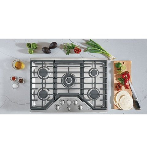 Café - 30" Gas Cooktop - Stainless Steel