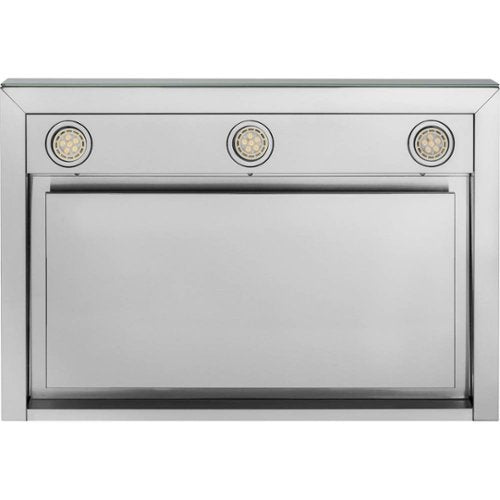 GE - 30 inches - Externally Vented & Recirculating - Wall Range Hood - Stainless Steel