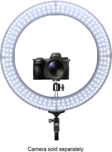 Sunpak - LED 448 19" Bi-Color Ring Light Kit - Black