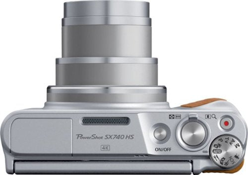 Canon - PowerShot SX740 HS 20.3-Megapixel Digital Camera - Silver