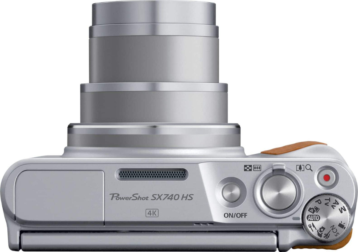 Canon - PowerShot SX740 HS 20.3-Megapixel Digital Camera - Silver