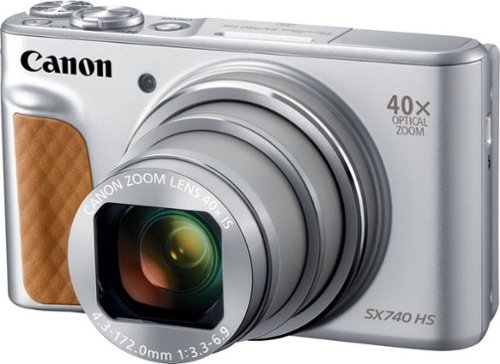 Canon - PowerShot SX740 HS 20.3-Megapixel Digital Camera - Silver