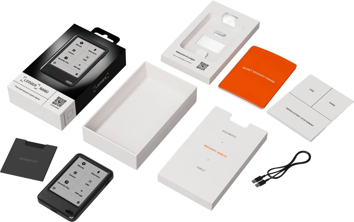 Ledger - Nano Gen 5 with Recovery Key - Black