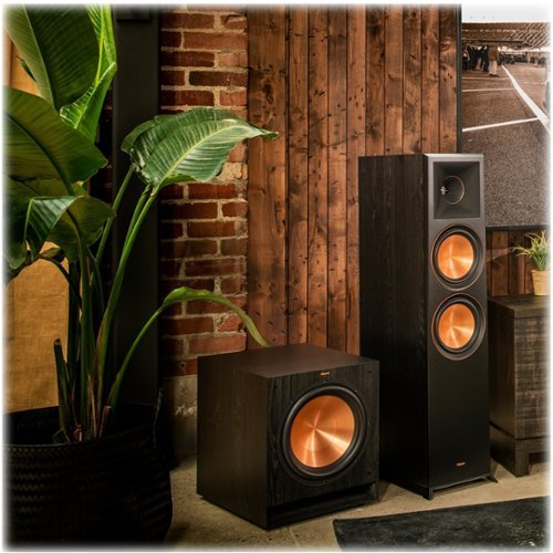 Klipsch - SPL Series 12" 300W Powered Subwoofer - Ebony