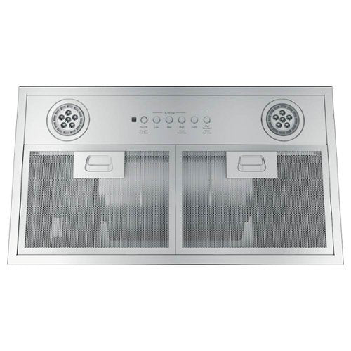 GE - 20 inches - Externally Vented & Recirculating - Range Hood Insert - Stainless Steel
