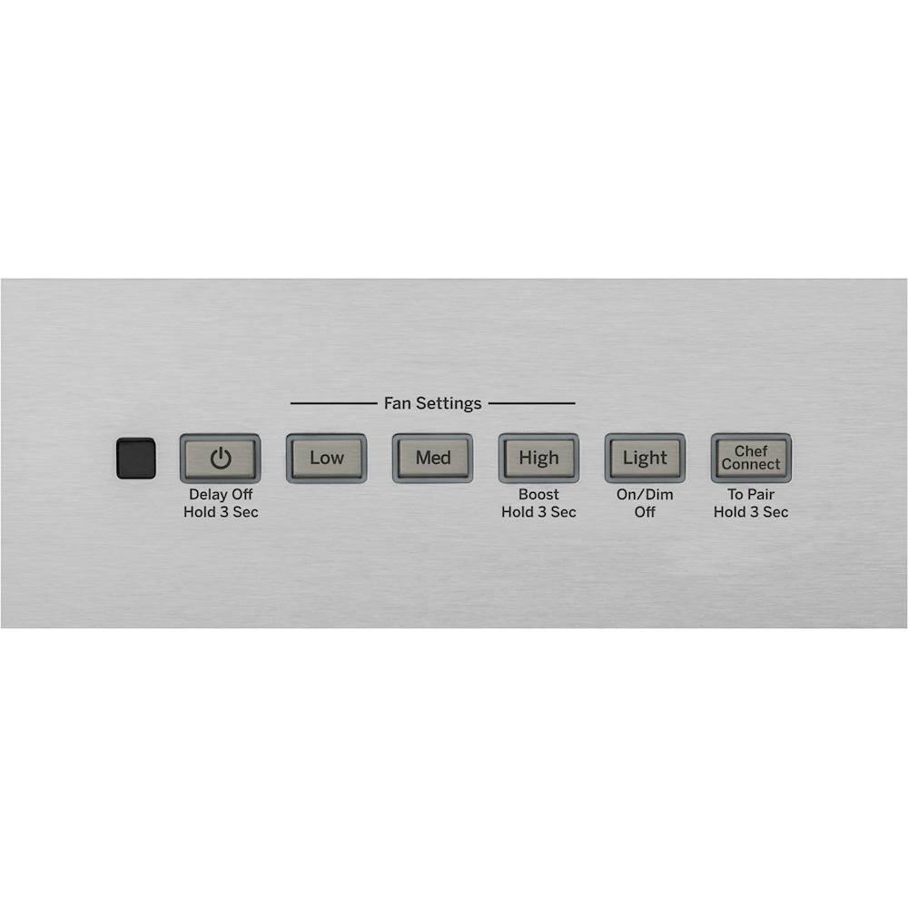 GE - 30 inches - Externally Vented & Recirculating - Wall Range Hood - Stainless Steel