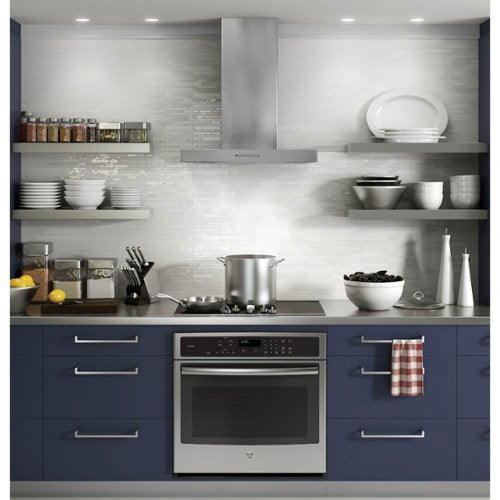GE - 30 inches - Externally Vented & Recirculating - Wall Range Hood - Stainless Steel
