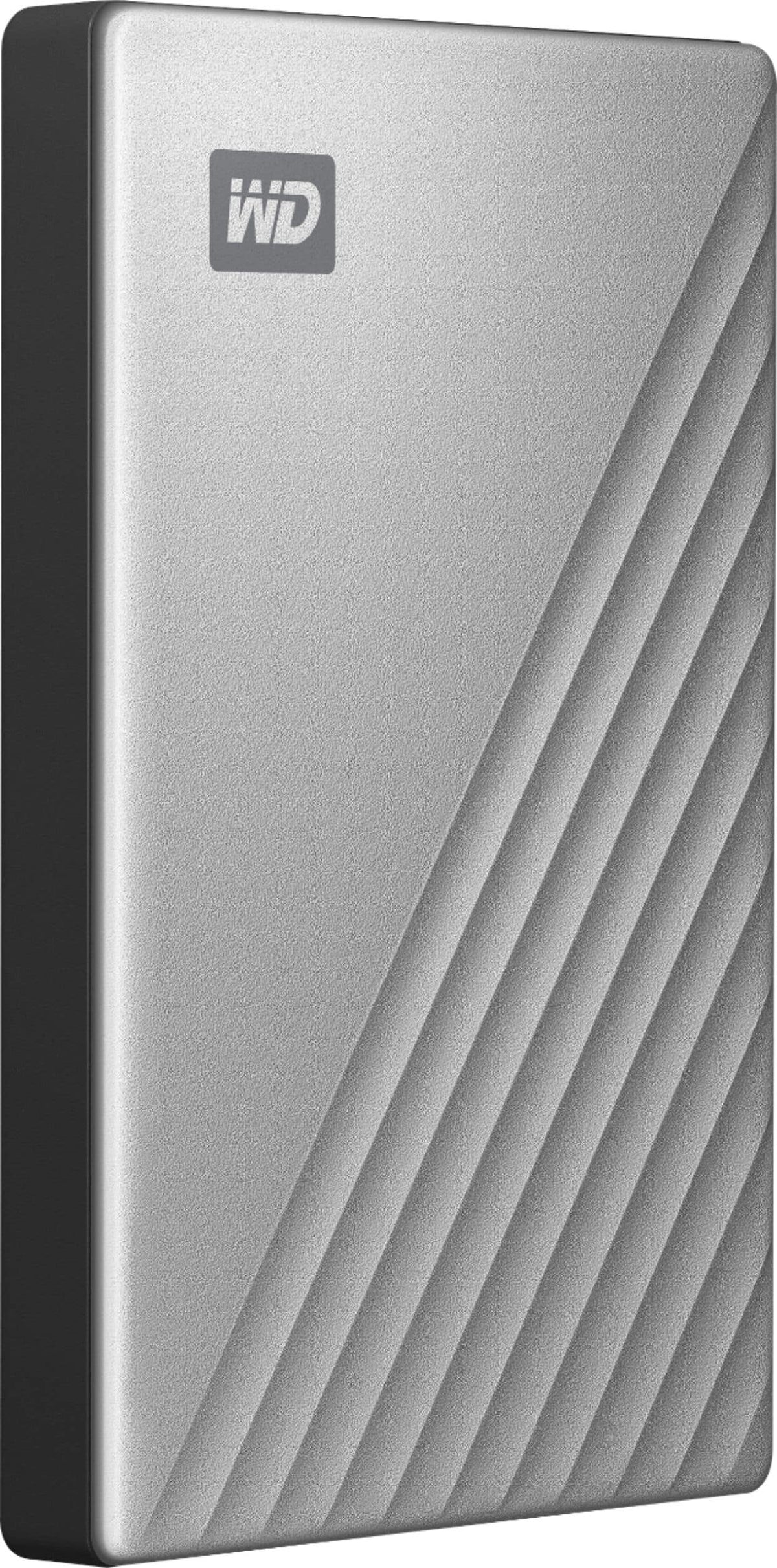WD - My Passport Ultra 2TB External USB 3.0 Portable Hard Drive - Silver