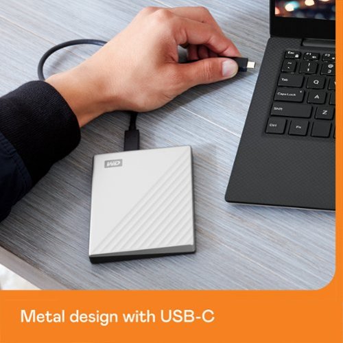 WD - My Passport Ultra 2TB External USB 3.0 Portable Hard Drive - Silver