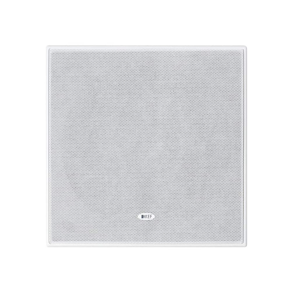 KEF - CI200QSB-THX In-Wall Subwoofer (PAIR) - White