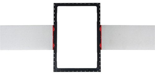 Sonance - MEDIUM RECTANGLE FLEX BRACKET - Flex Bracket for Select 6.5" Speakers (10-Pack) - Black