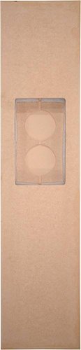Sonance - LARGE RECTANGLE ACOUSTIC ENCLOSURE - Enclosure for Select 8" Speakers (Each) - Unfinished Wood