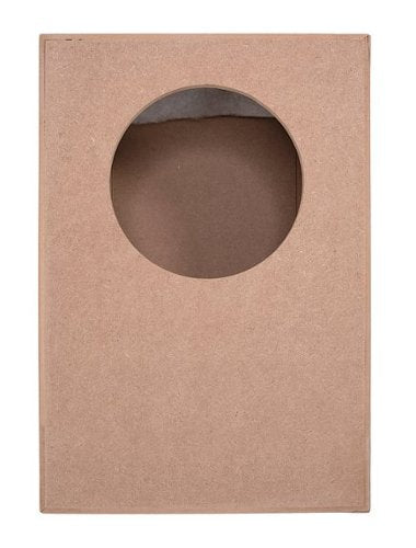 Sonance - MEDIUM ROUND ACOUSTIC ENCLOSURE - Enclosure for Select 6.5" In Ceiling Speakers (Each) - Unfinished Wood