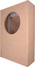 Sonance - MEDIUM ROUND ACOUSTIC ENCLOSURE - Enclosure for Select 6.5" In Ceiling Speakers (Each) - Unfinished Wood