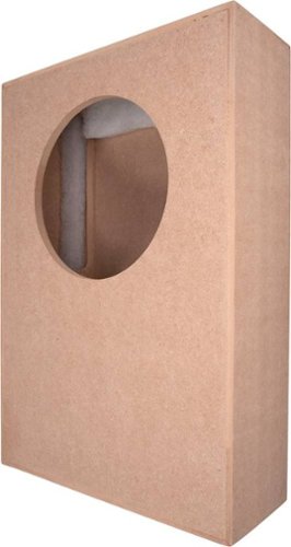 Sonance - MEDIUM ROUND ACOUSTIC ENCLOSURE - Enclosure for Select 6.5" In Ceiling Speakers (Each) - Unfinished Wood