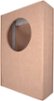 Sonance - MEDIUM ROUND ACOUSTIC ENCLOSURE - Enclosure for Select 6.5" In Ceiling Speakers (Each) - Unfinished Wood