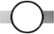 Sonance - LARGE ROUND FLEX BRACKET - Flex Bracket for Select 8" Speakers (10-Pack) - Black