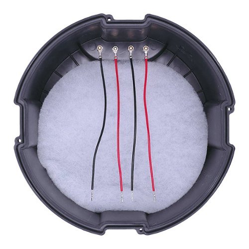 Sonance - LARGE ROUND RETRO ENCLOSURE - MAG Series Retrofit Enclosure for 8" In Ceiling Speakers (Pair) - Black