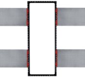 Sonance - R1/R1SUR FLEX BRACKET - Flex Bracket for Reference R1/R1SUR Speaker (Each) - Black